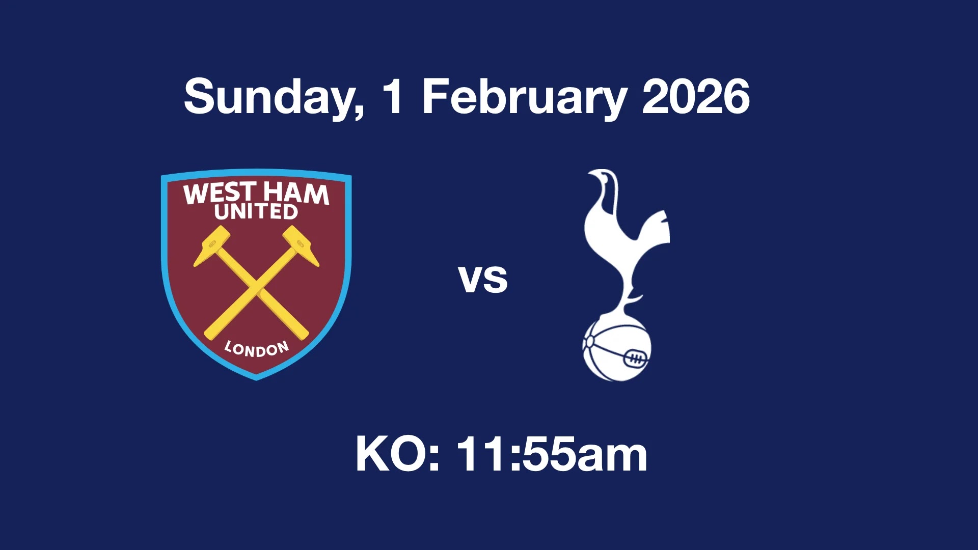 Preview: West Ham vs Tottenham Women in the WSL – Sunday, 1 February 2026
